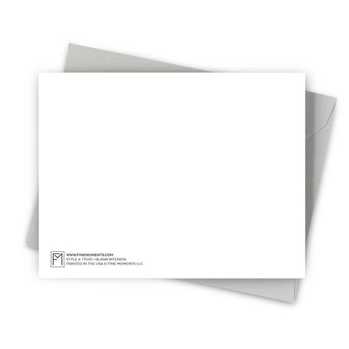 Brushstroke Gold Foil Thank You Card
