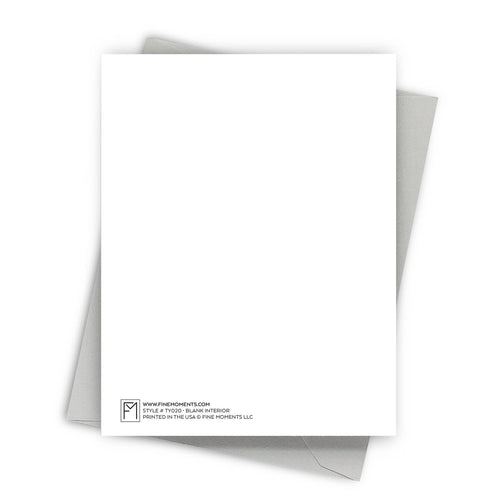 Corner Support Thank You Card – Gold Foil Accents